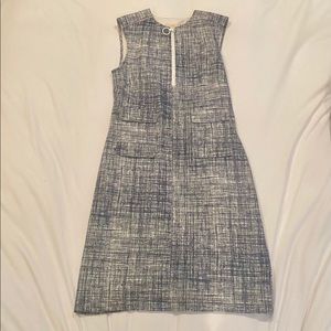 Tory Burch XS blue kinsley sleeveless dress